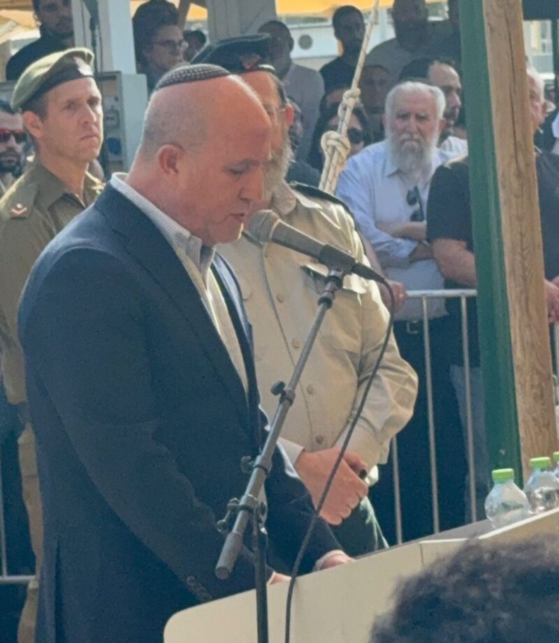 יחיאל לסרי סופד לרס"ל לידור פורת ז"ל