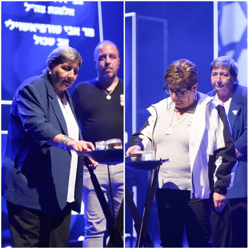 הדלקת משואות זיכרון. צילום: טים &ODREY