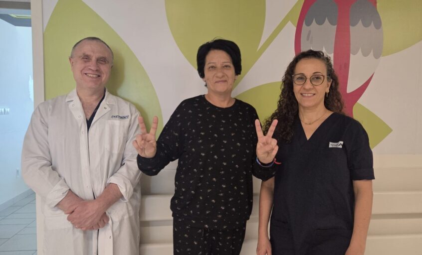 ד"ר אורית רז, אוליאנה שבלה וד"ר יגאל באלטה. צילום: אסותא אשדוד