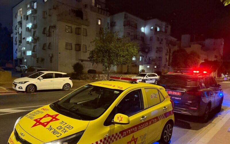 זירת האירוע ברחוב הצבעוני