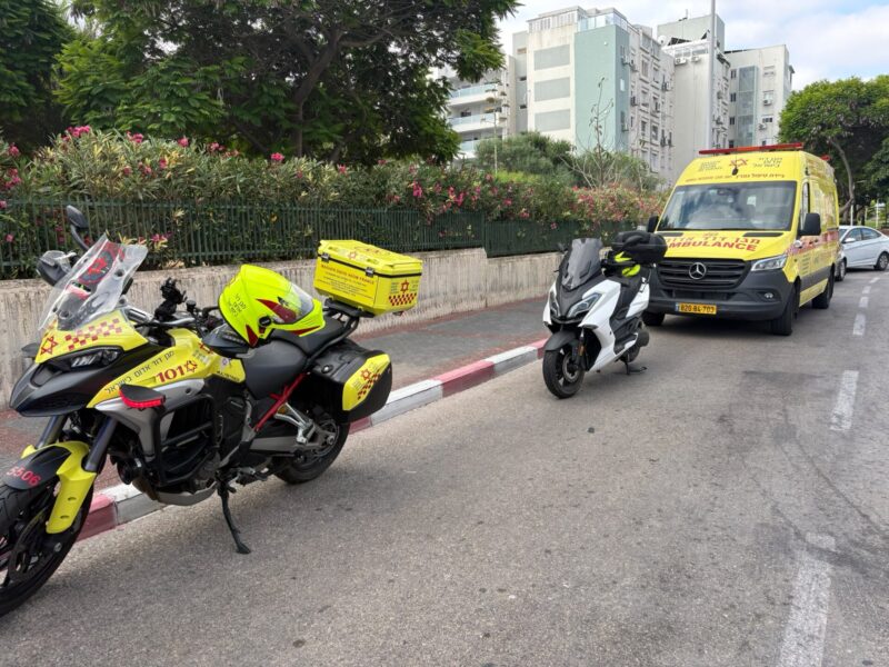 זירת האירוע ברחוב יהושפט המלך. צילום: מד"א