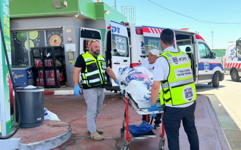זירת האירוע ליד ניר בנים. צילום: זק"א
