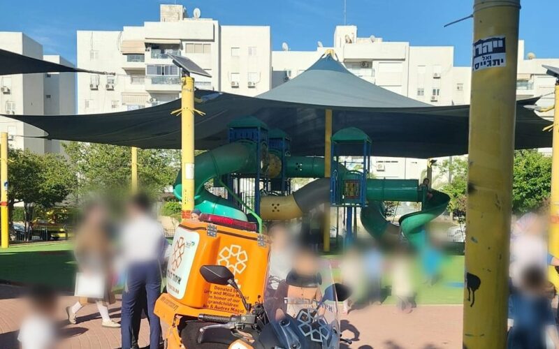 זירת האירוע ברחוב עוזיהו. צילום: איחוד הצלה