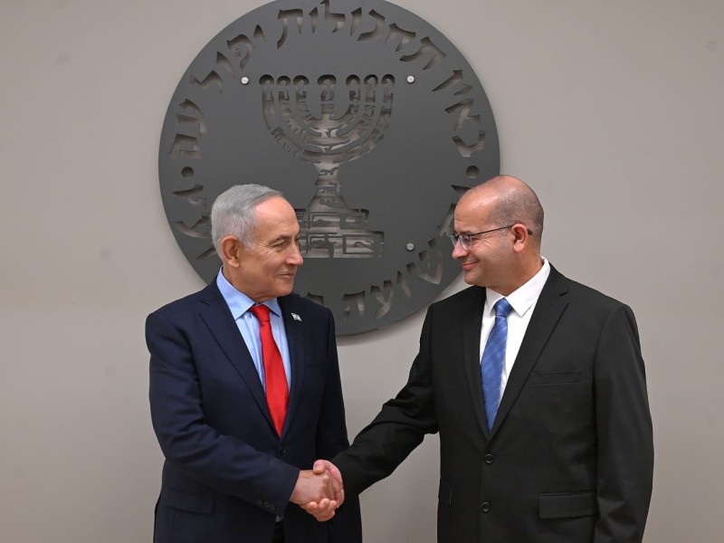 ראש המוסד גופמן ורה"מ. צילום: חיים צח, לע"מ