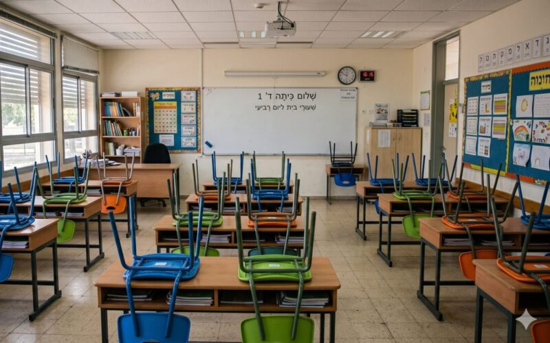 כיתה ריקה. אילוסטרציה AI