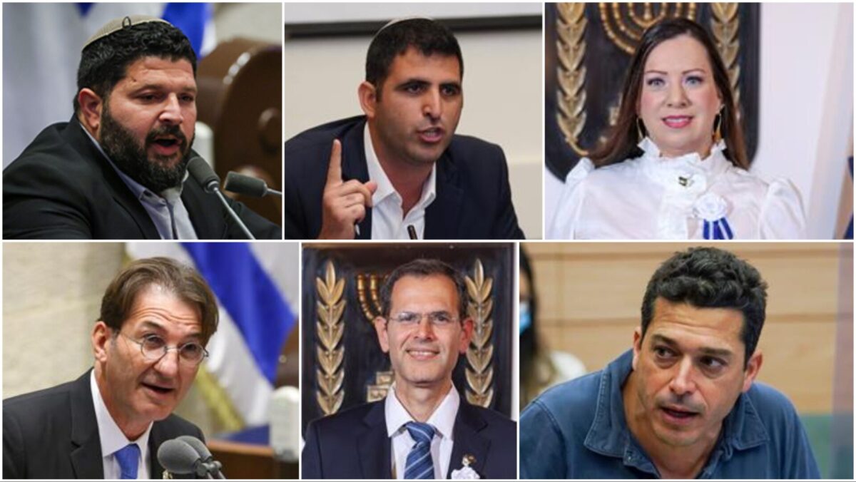 גוטליב, קרעי, כהן, שיקלי, סעדה וביסמוט. צילום: נועם מושקוביץ', דוברות הכנסת