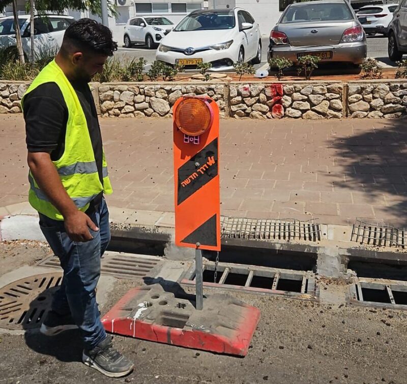 נערכים לגשם באשדוד