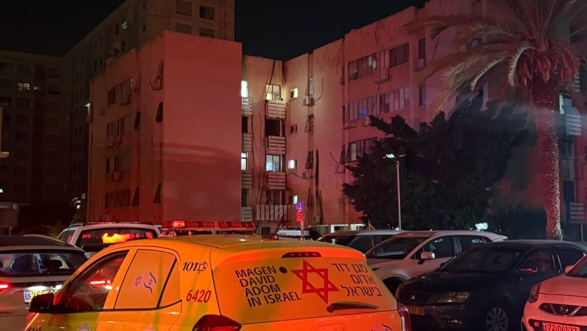 זירת האירוע ברחוב הצבעוני. צילום: הצלה דרום