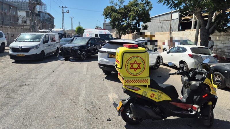 זירת אירוע ברחוב היוזמה. צילום: הצלה דרום
