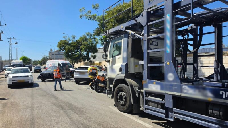 זירת אירוע ברחוב היוזמה. צילום: איחוד הצלה