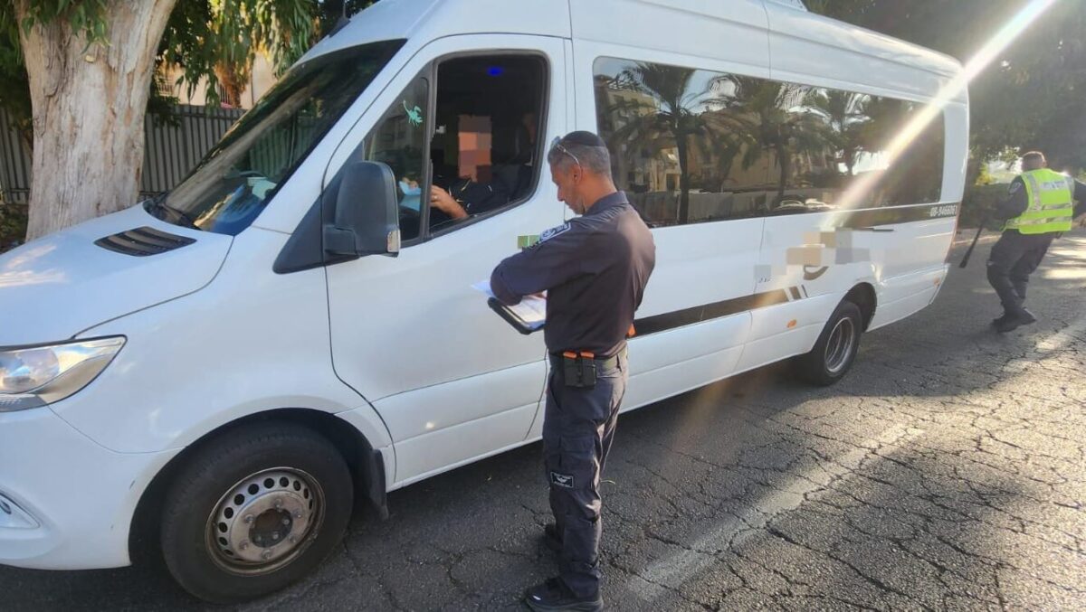 מבצע אכיפה באשדוד. צילום: דוברות המשטרה