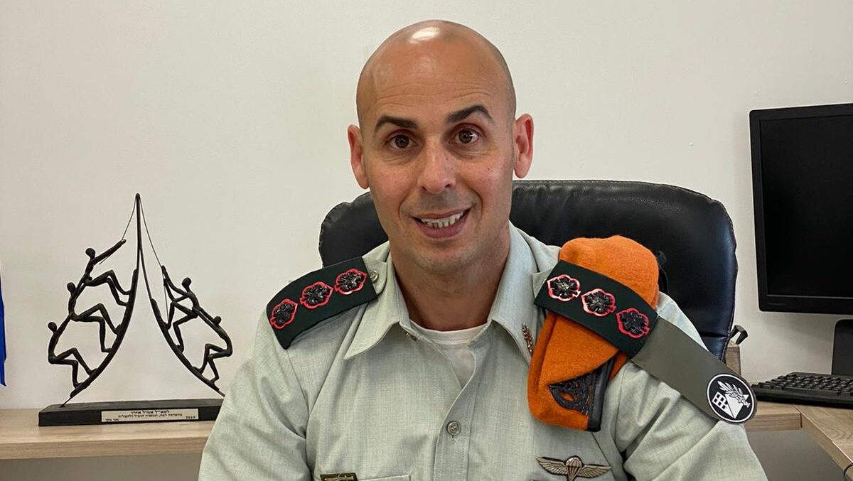 אל"מ במיל' אמיל אזרן. צילום: דובר צה"ל