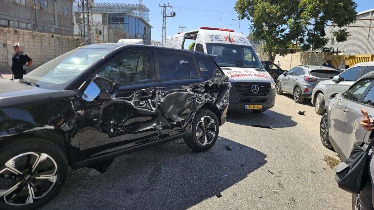 זירת אירוע ברחוב היוזמה. צילום: הצלה דרום