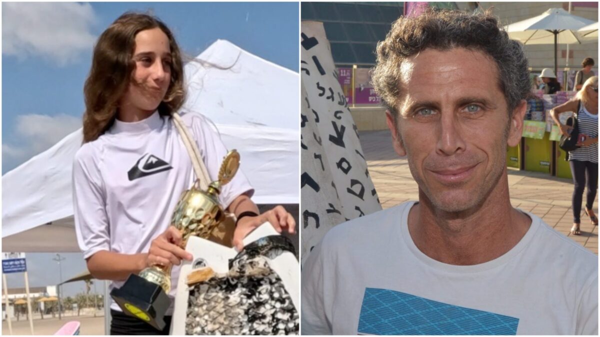 איתי מור ז"ל. נועם מור. צילומים: אורי קריספין והעמותה לקידום הגלישה באשדוד
