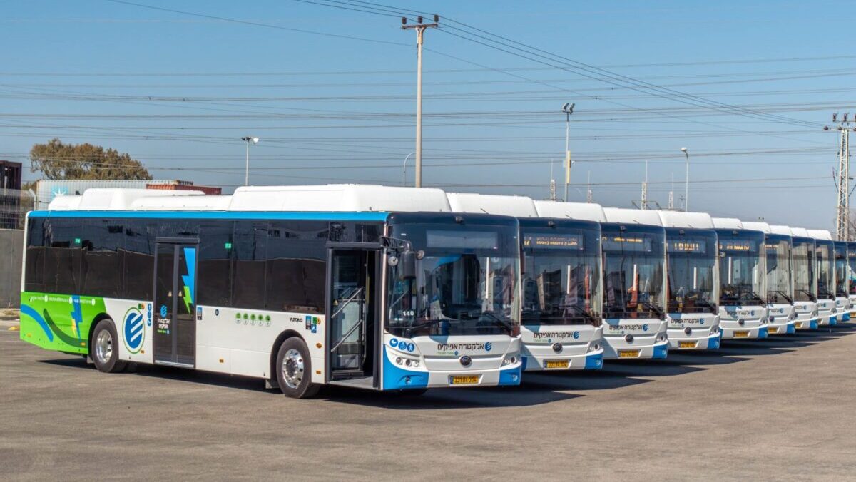 אוטובוסים. צילום: אלקטרה אפיקים