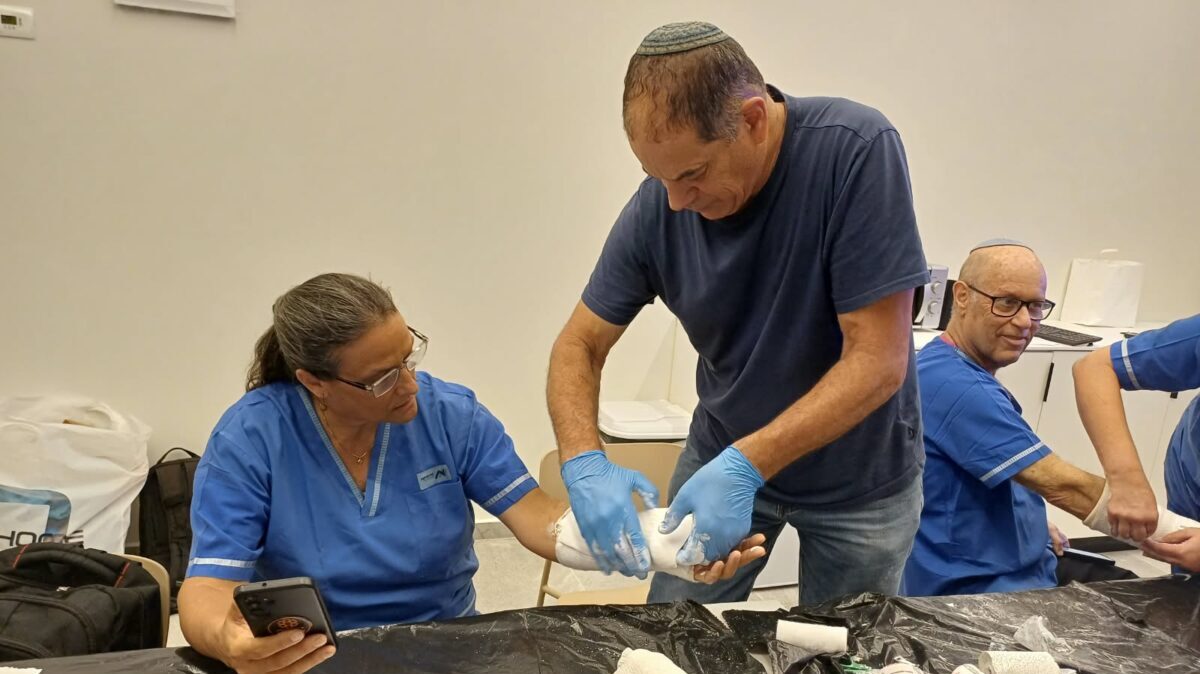 הכשרת מתנדבי איחוד הצלה באסותא אשדוד