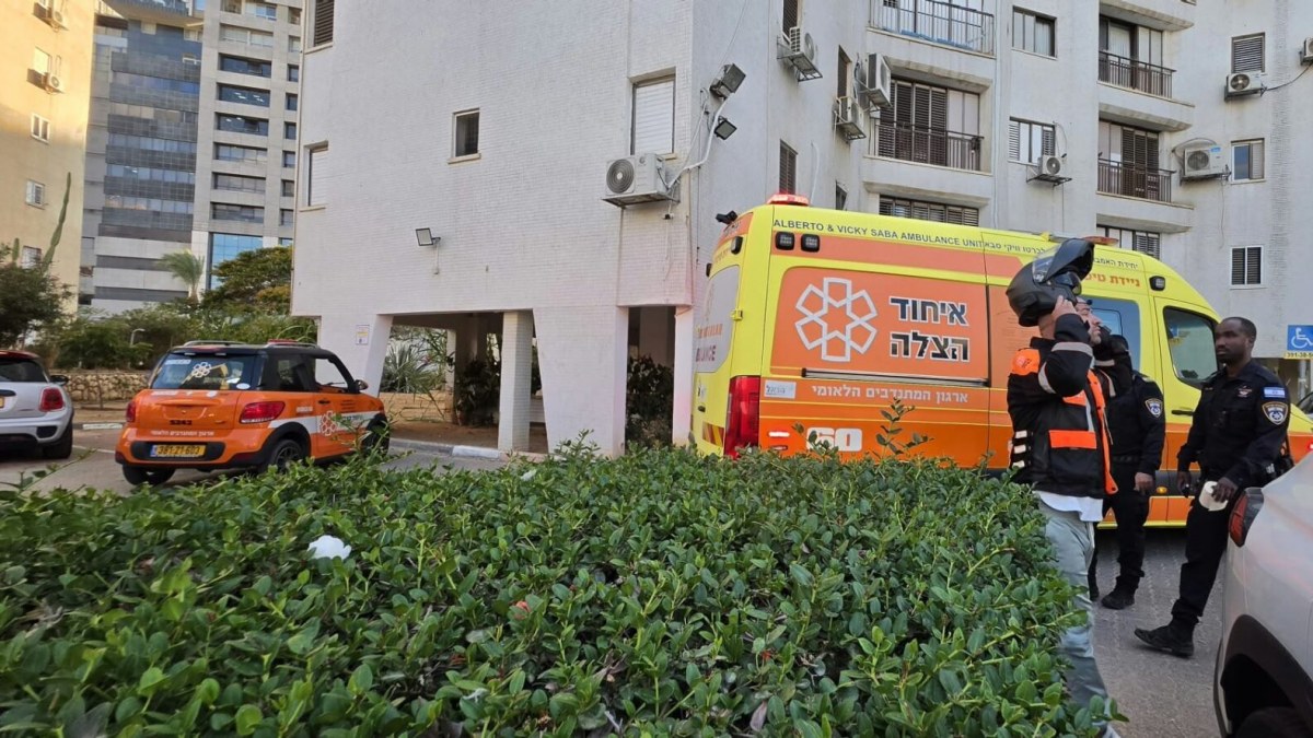 זירת האירוע ברחוב קרן היסוד. צילום: איחוד הצלה