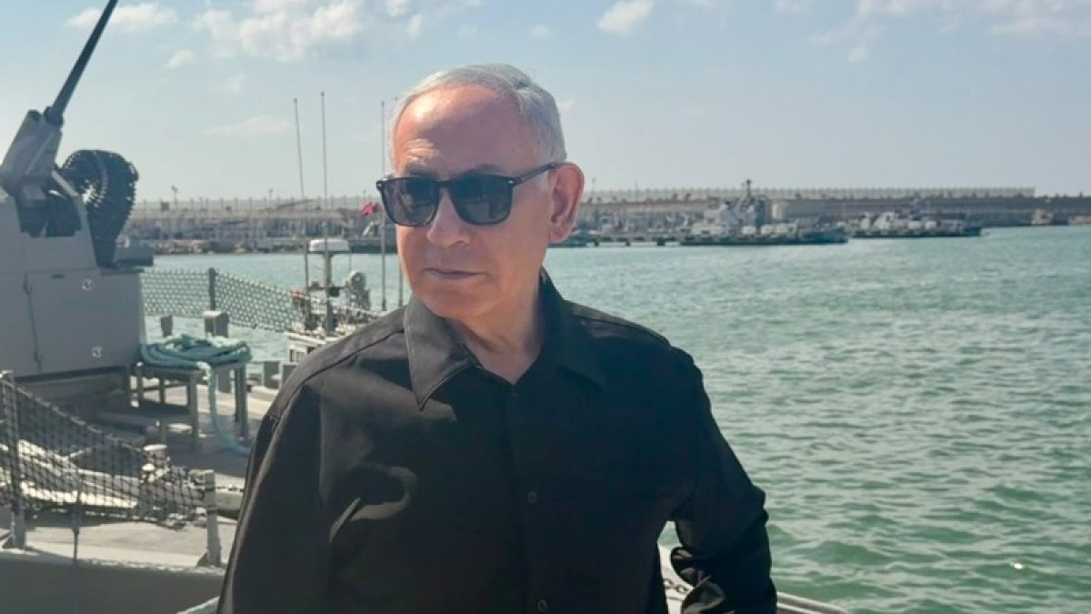 ראש הממשלה בבסיס חיל הים באשדוד. צילום: דוברות ראש הממשלה