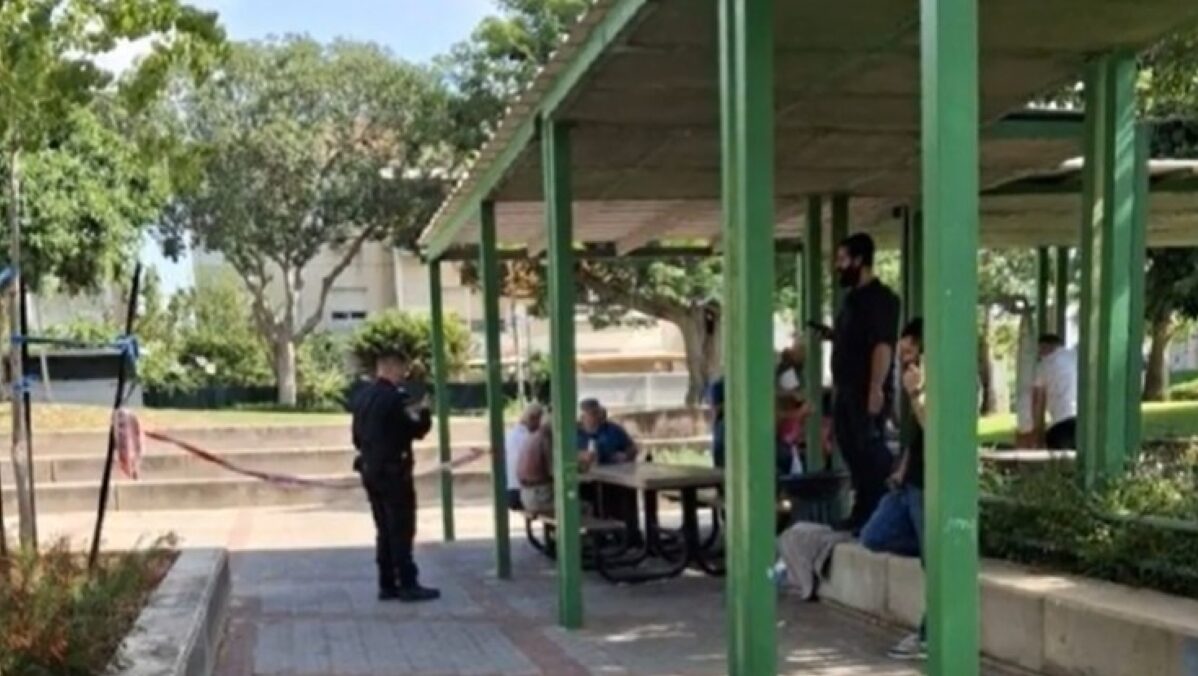 זירת האירוע בפארק. שימוש לפי סעיף 27א'