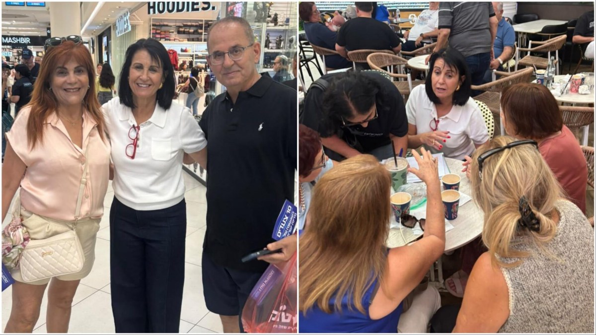 הלן גלבר בקניון סי מול. צילום: מטה ישר אשדוד
